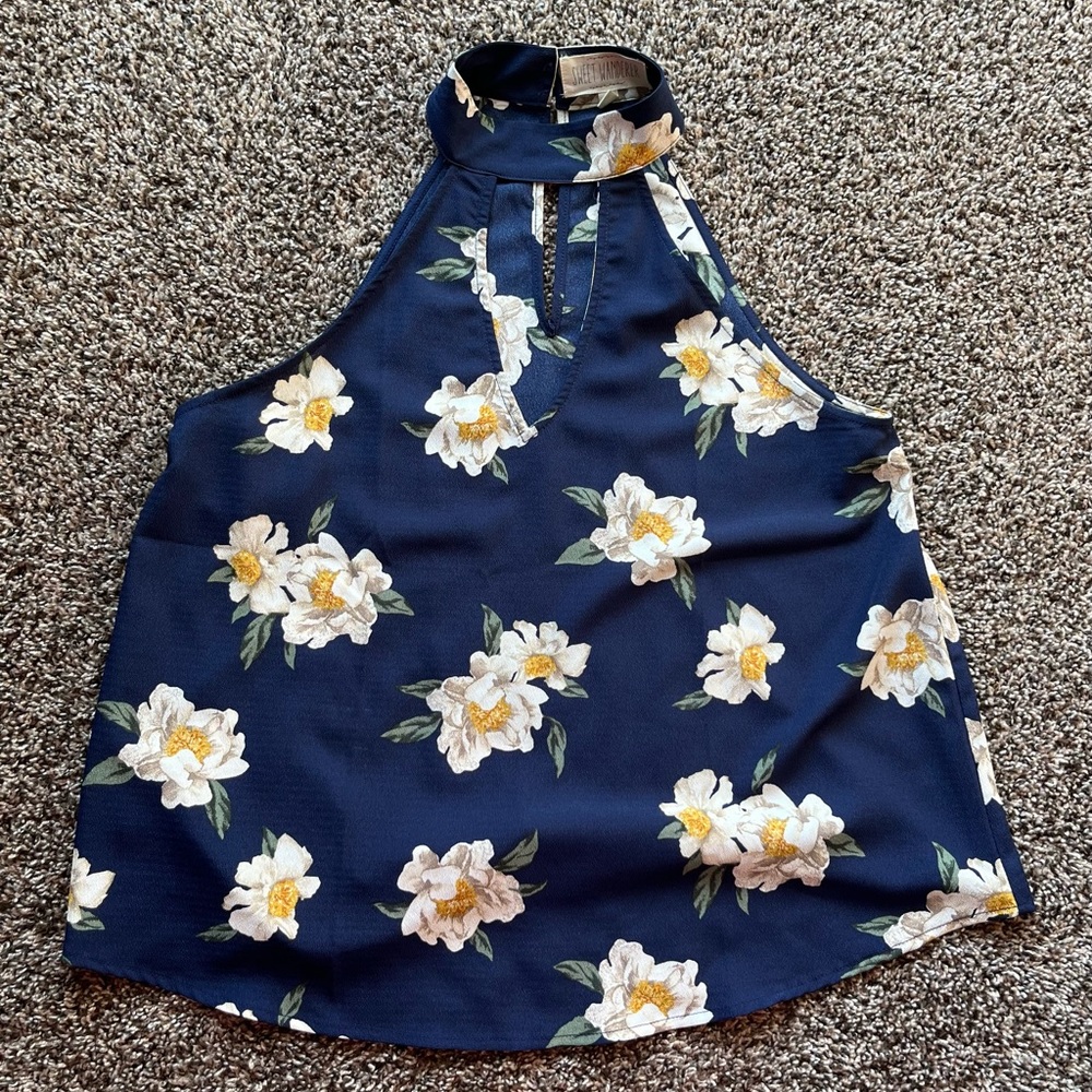 Floral tank top